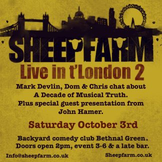 Sheep Farm Live In t'London 2 October 3rd 2026